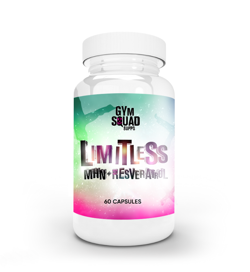 Gym Squad Supps Limitless NMN + Resveratrol 60 Capsules