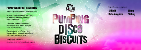 Gym Squad Supps Pumping Disco Biscuits 60 Capsules