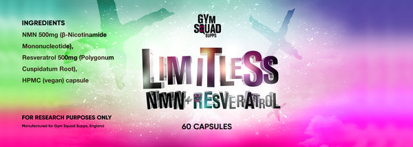 Limitless NMN + Resveratrol 60 Capsules